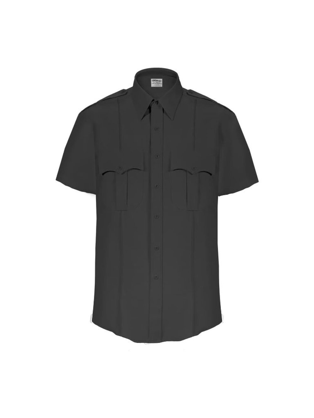 NWT Elbeco TexTrop2 Short Sleeve Shirt Men’s 17.5 Black 3320N
